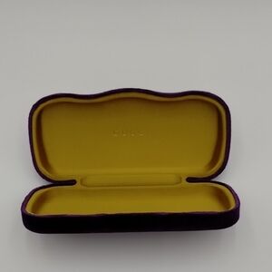 Gucci Velvet Purple and Mustard Case